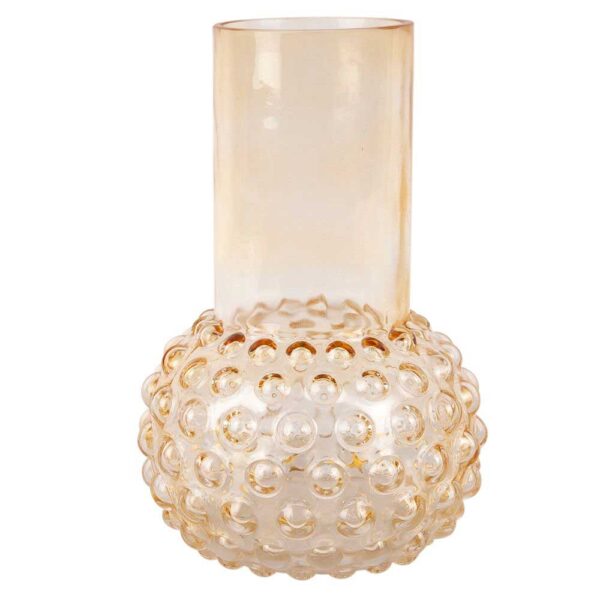 glas vase light amber
