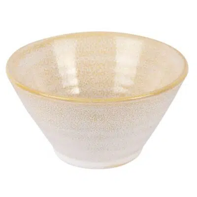 keramik skål light yellow